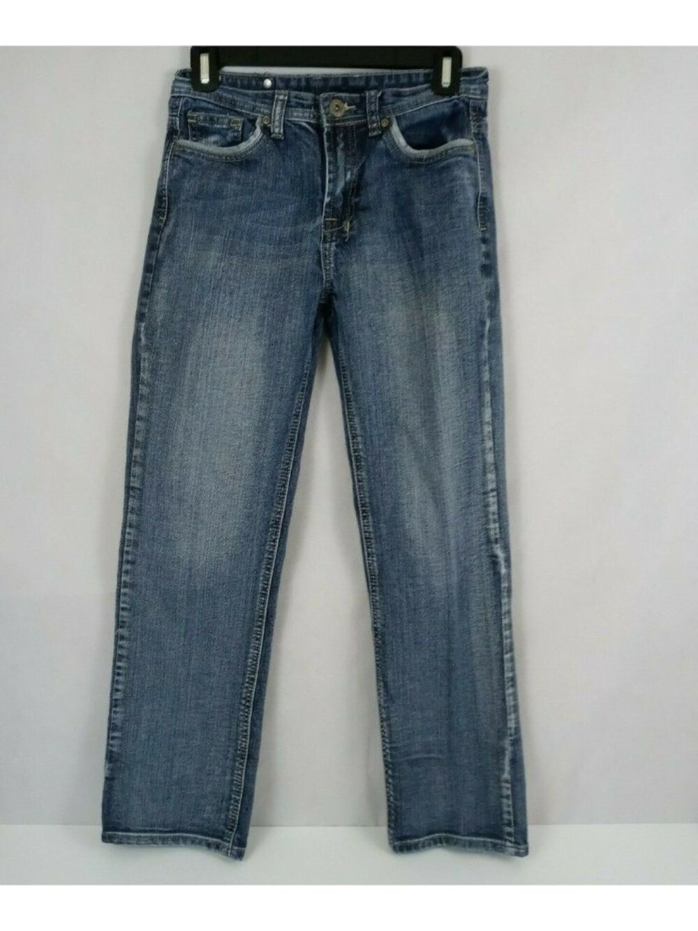 Buffalo David Bitton Embroidered Distressed Whiskered Jeans Size 14